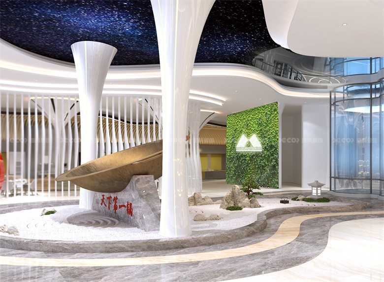 在企業(yè)展廳裝修設(shè)計中，如何運用品牌元素和視覺識別系統(tǒng)？